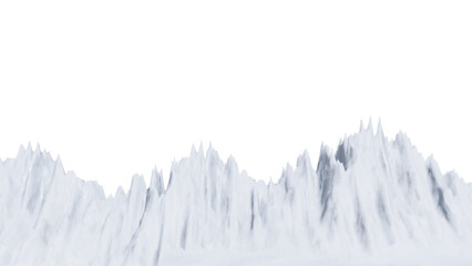 Snow png background, snow transparent background, Snowy mountain landscape