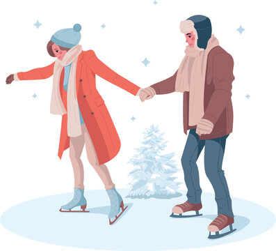 Christmas tree in decorations. Vector illustration