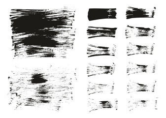 Flat Fan Brush Thin Long Background & Straight Lines Mix High Detail Abstract Vector Background Mix Set 