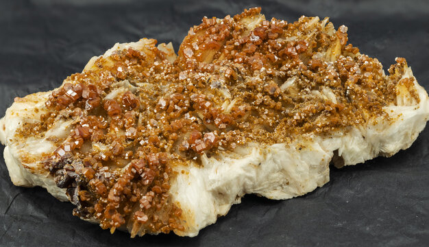 Cluster of vanadinite crystals