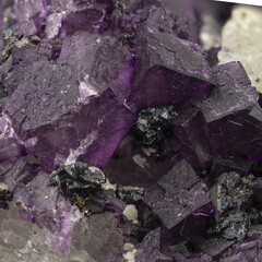 Fluorite Mineral Sample Close-up