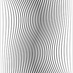 Seamless pattern with lines.Unusual poster Design .Black Vector stripes .Geometric shape. Endless texture