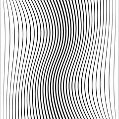 Seamless pattern with lines.Unusual poster Design .Black Vector stripes .Geometric shape. Endless texture