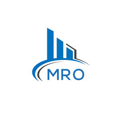 MRO letter logo. MRO blue image. MRO Monogram logo design for entrepreneur and business. MRO best icon.	
 - obrazy, fototapety, plakaty