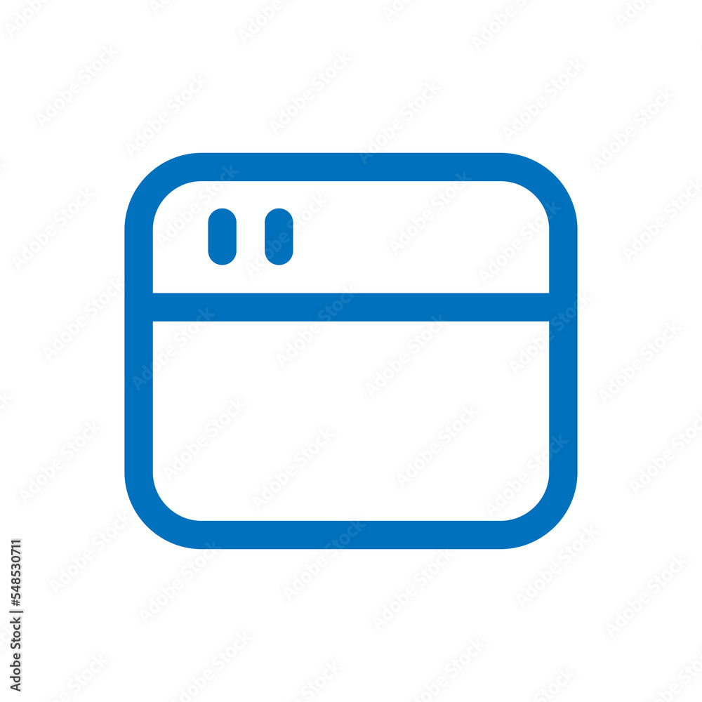 Poster Tab icon design for web interfaces and applications