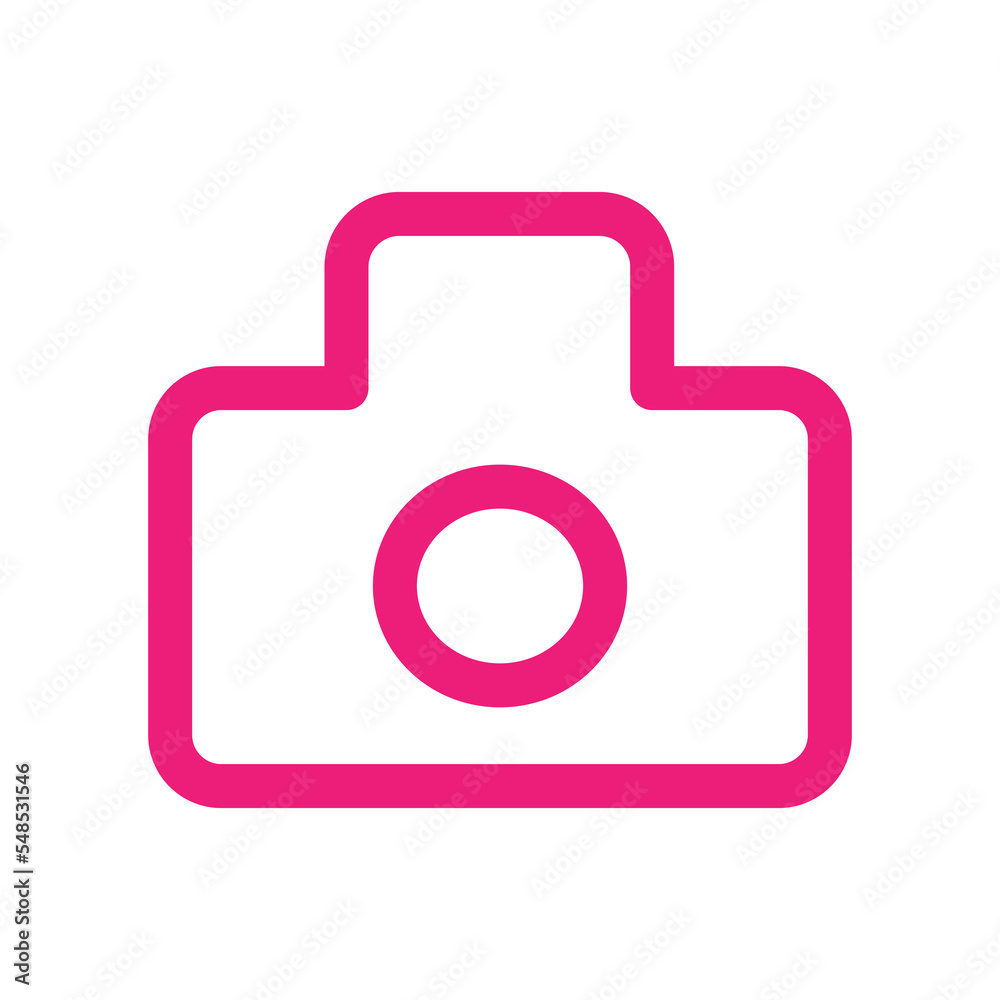 Poster Camera icon design for web interfaces and applications