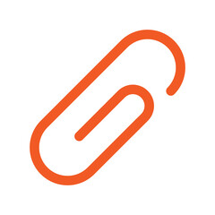 Paper clip icon design for web interfaces and applications