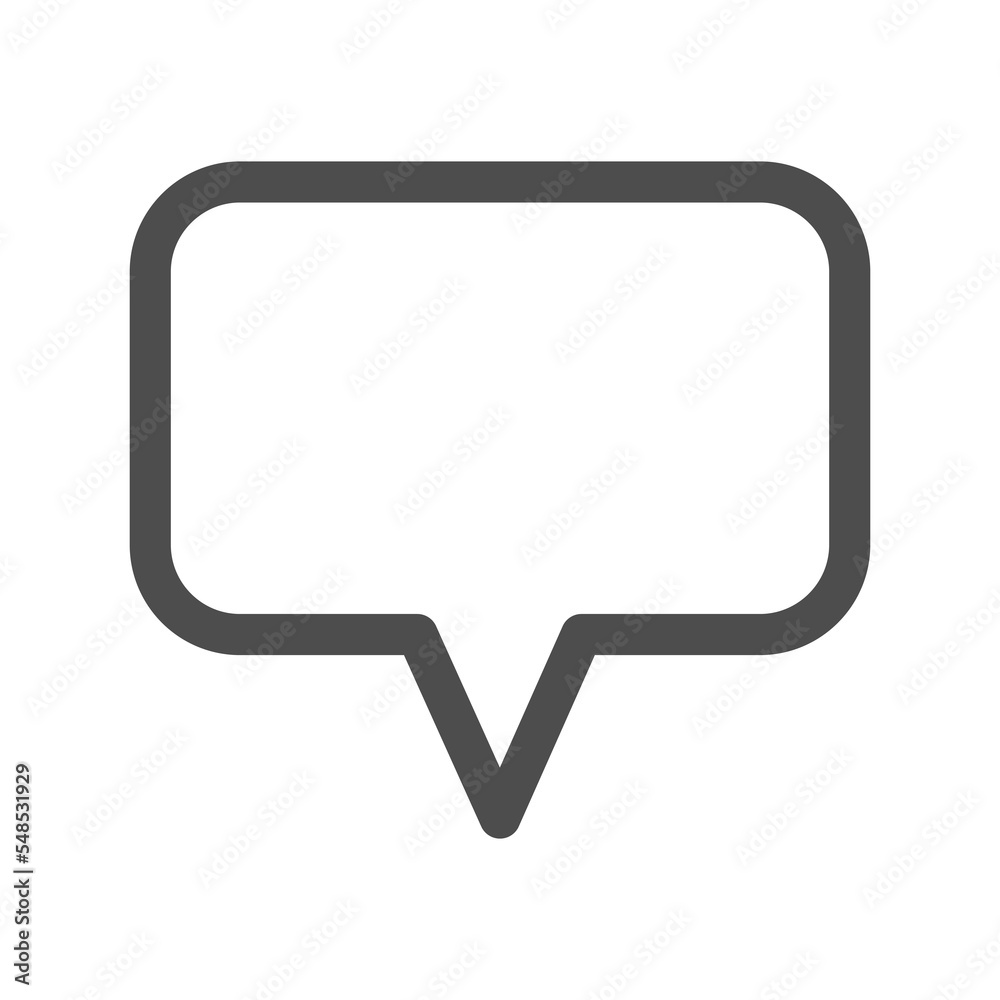 Poster Chat icon design for web interfaces and applications