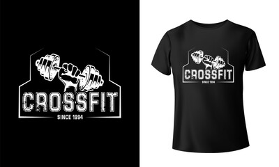 Fitness t shirt design, gym t shirt design, fitness vector t shirt print ready file