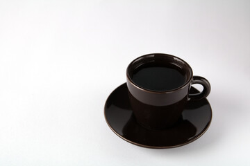 photo dark cup with saucer