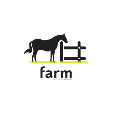 farm logo icon vector template.