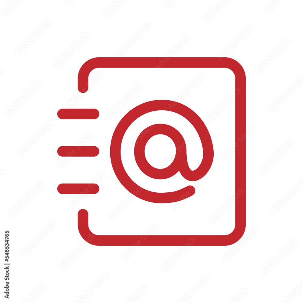 Poster Email icon design for web interfaces and applications