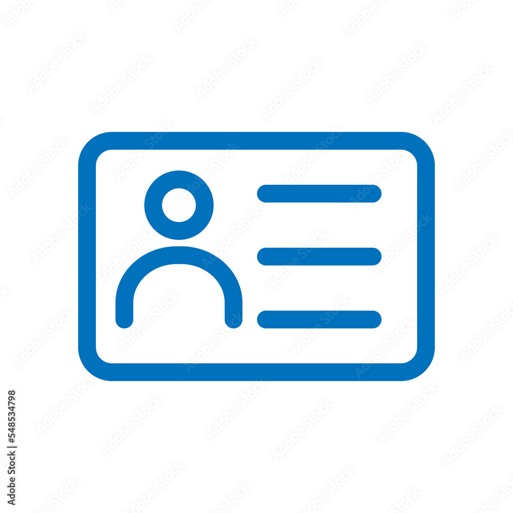 Poster ID icon design for web interfaces and applications