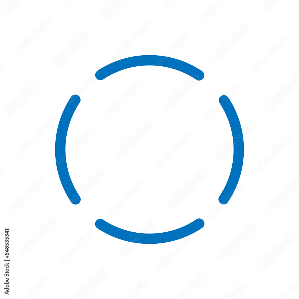 Poster target geometric line for modern and futuristic design element