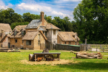 Farm Scene in the Queen’s Hamlet in Versailles, France