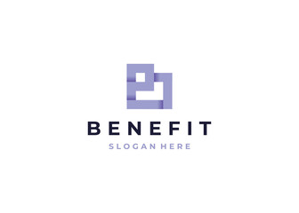 Monogram Initial B Logo design