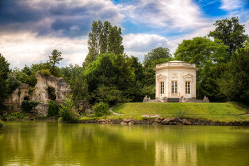Fototapeta na wymiar The Belvedere Pavilion in the Queen’s Hamlet in Versailles, France