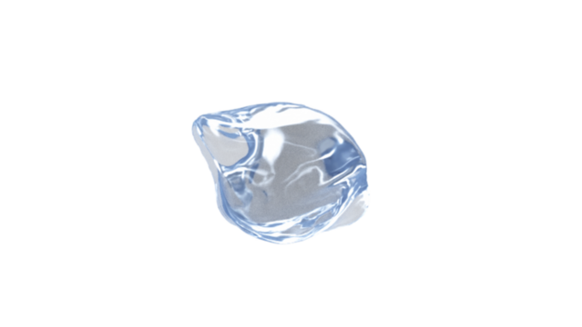 3d realistic water drop, aqua, clear liquid splash.  PNG alpha channel.