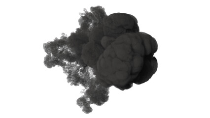 Smoke design. PNG alpha channel.