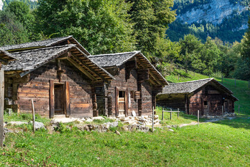 Alpgebäude von Richinen in Ballenberg