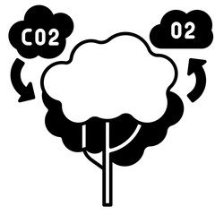 photosynthesis solid icon
