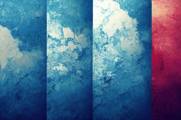 beautiful grungy blue stucco wall background in cold mood.