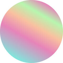 Holographic Shape Decorative Element Vector