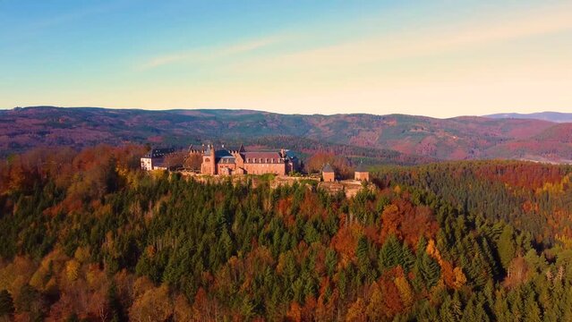 Mont Sainte Odile massif des Vosges Alsace France
