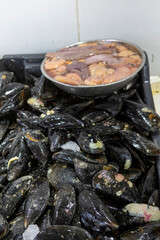 Seafood at the Central Market (Mercado Central) in Santiago de Chile