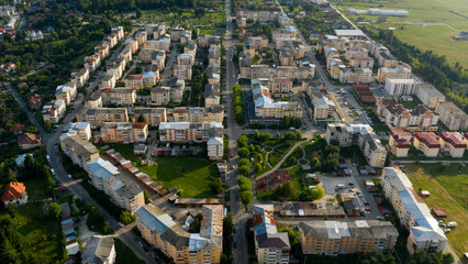 Communist housing in Eastern Europe - Aerial view