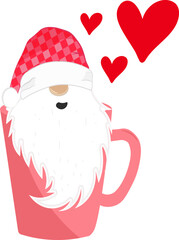 Valentine's Day coffee Gnome 