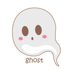 Alphabet G For Ghost Illustration Vector Clipart