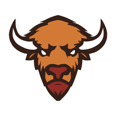 Bison Mascot Vector
