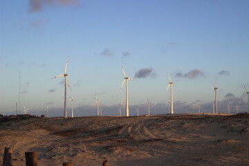 wind turbines farm, Taíba, São Gonçalo do Amarante, Ceará, Brasil