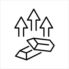 Inflation icon. Simple element from Crisis collection. Creative Inflation icon for web design, vector illustration on white background