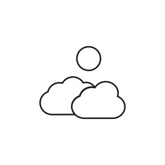 Modern weather icons. Flat vector illustration for Web, print, and Mobile App