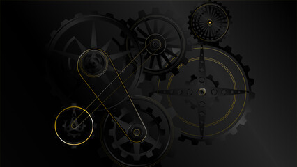 Fototapeta premium gears and cogs