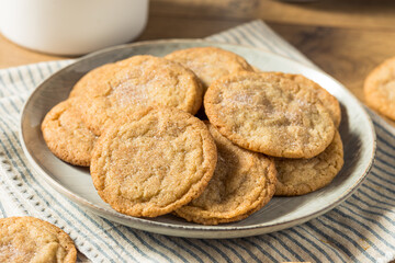 Homemade Organic Snickerdoodle Cookies