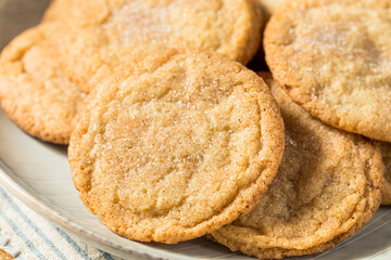 Homemade Organic Snickerdoodle Cookies