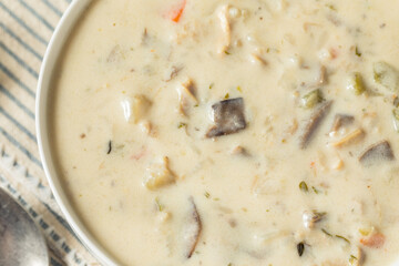 Homemade Chicken and Wild Rice Soup
