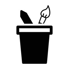 Art, pencil, brush icon