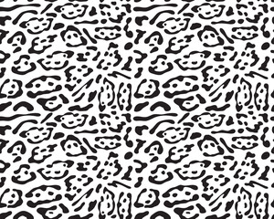 Seamless leopard repeat pattern, creative design templates	