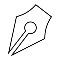Ink, pen, tool icon