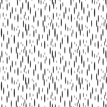 Ink hatch and strokes seamless pattern. Grunge surface vector texture looking like birch bark, papyrus, rain, ripples on the water. Texture background template.