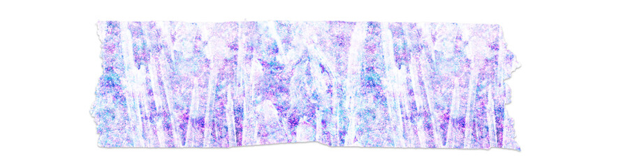 Blue Glitter Frozen Washi Sticky Tape for Journal Planner	