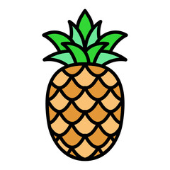 Pine Filled Line Icon