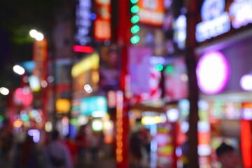 City neon lights - Taipei, Taiwan