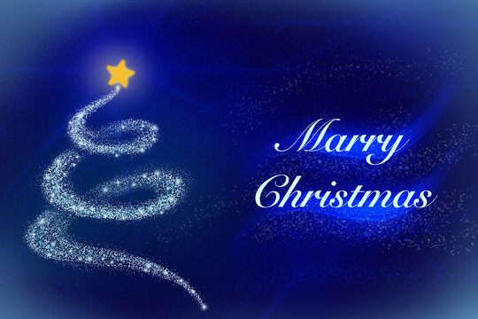 background with christmas tree