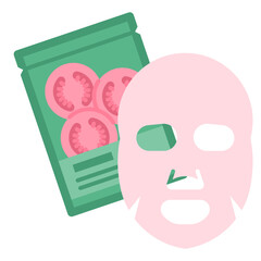 face mask flat icon