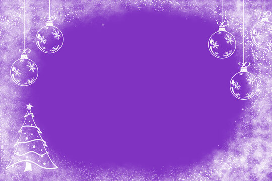 violet christmas background